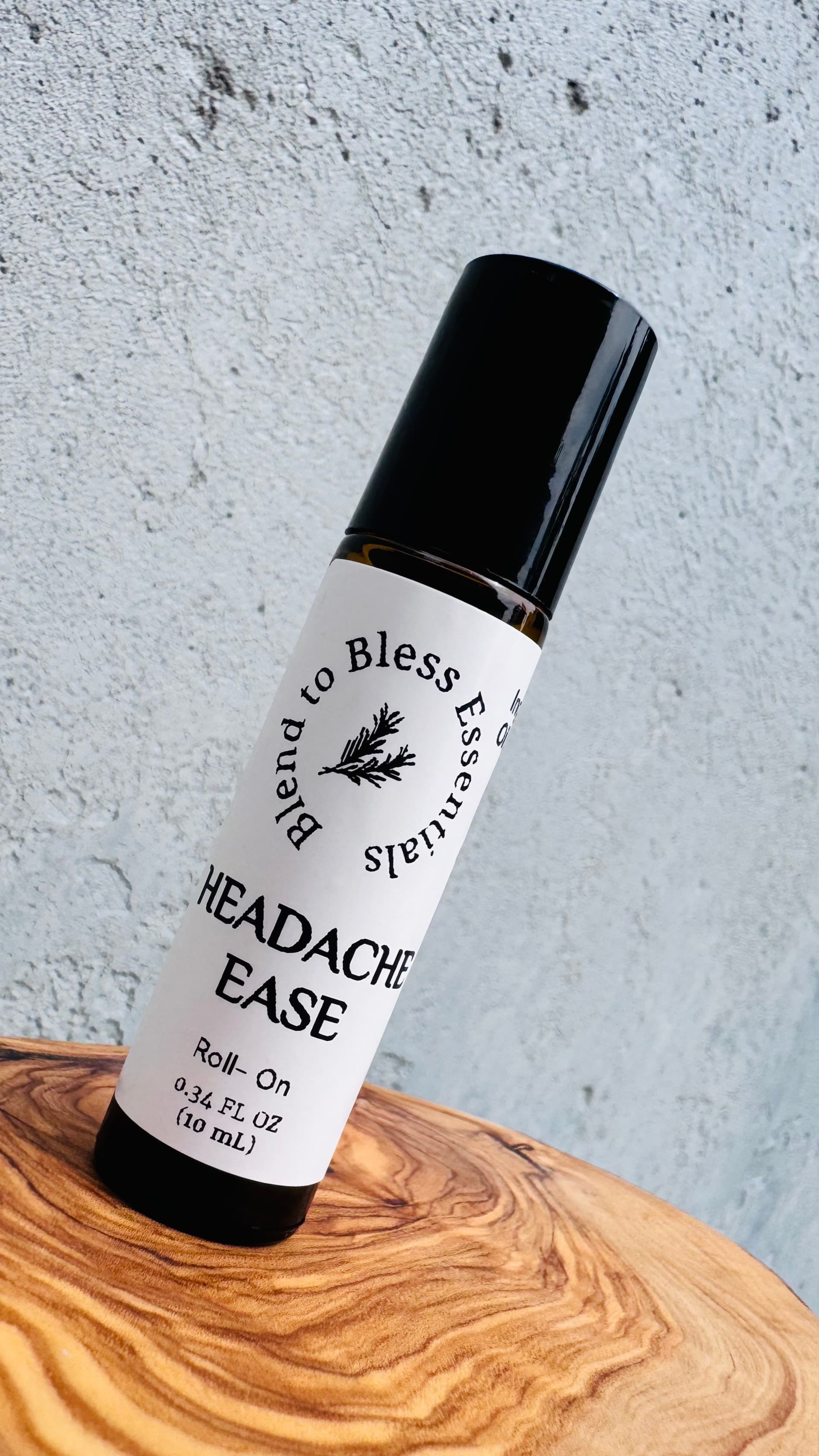 Headache Ease Roller — Essential oil roll-on — handmade natural body care by Blend to Bless
