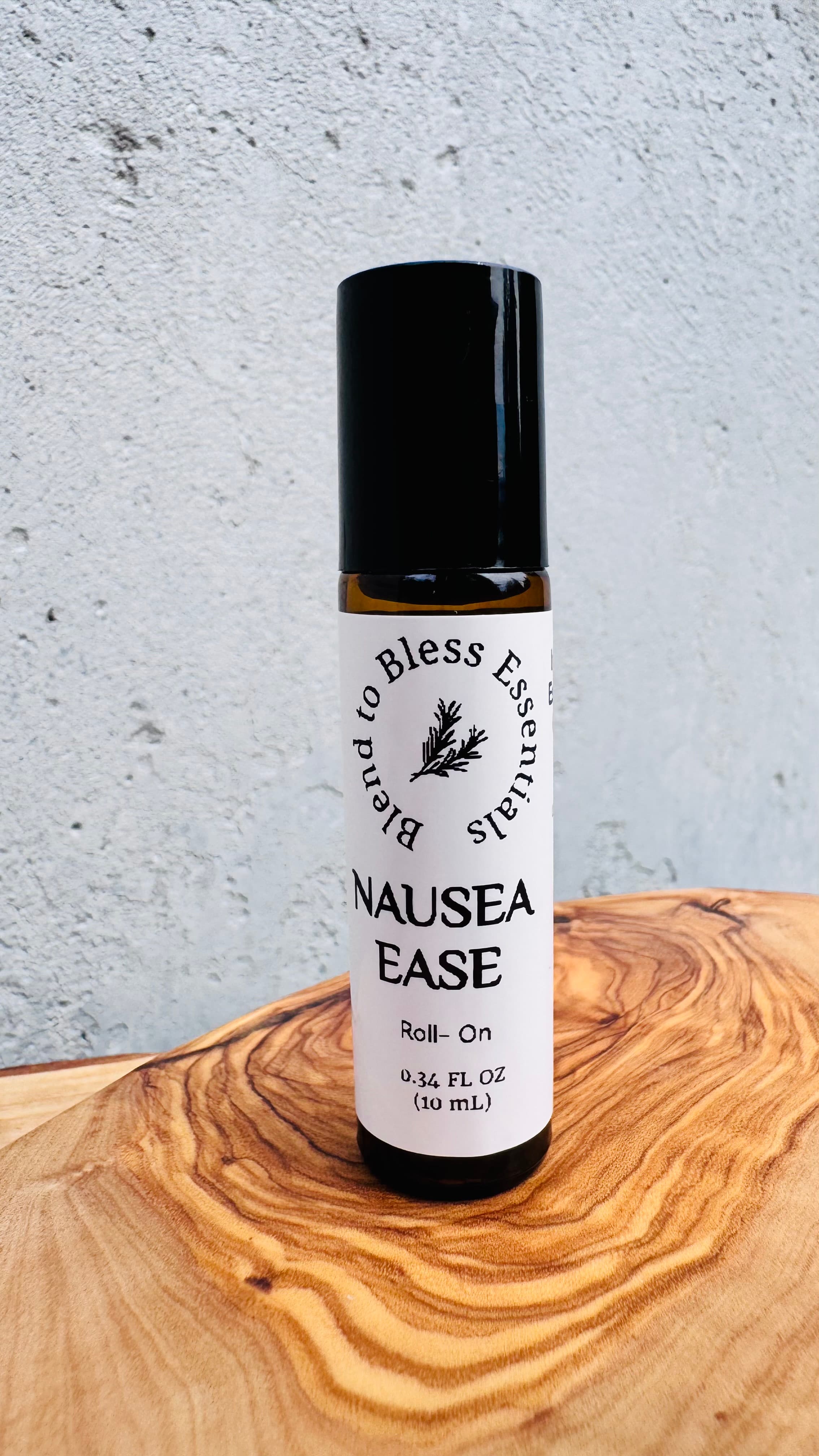 Nausea Ease Roller — Essential oil roll-on — handmade natural body care by Blend to Bless