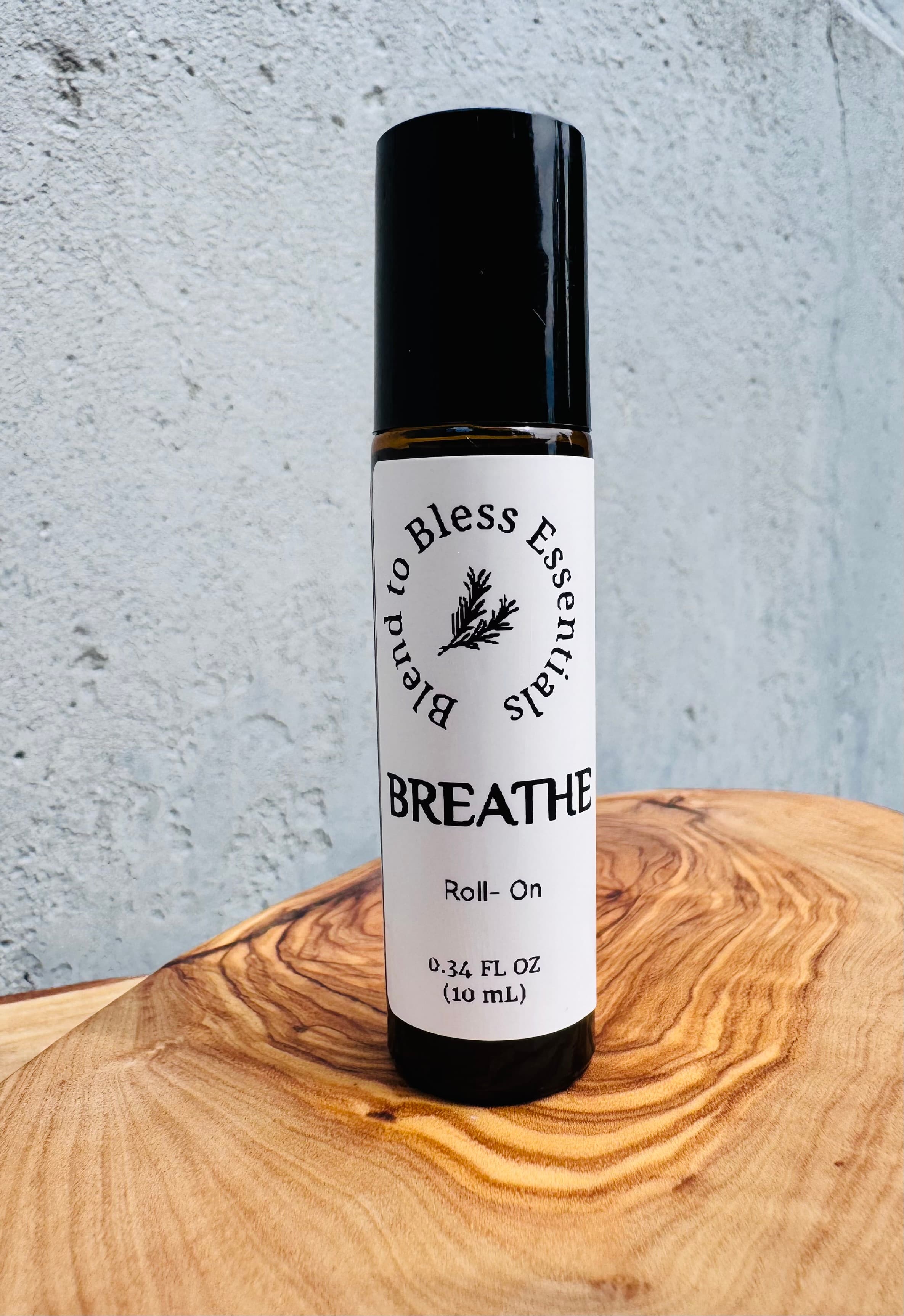 Breathe Roller — Essential oil roll-on — handmade natural body care by Blend to Bless